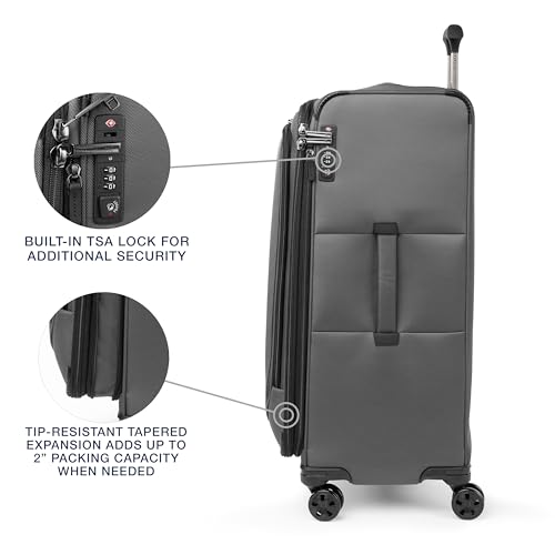 Crew Classic Softside Checked Luggage (Titanium Grey / Checked Large)