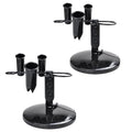 BYOOTIQUE 5 Hole Tabletop Blow Dryer Hair Iron Holder with 3 Outlets Pack 2 (10.2x8.7x9.6 Inch(Pack of 2))