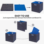 Storage Cubes (11×11×11/4pcs / Blue)