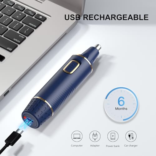 Nose Hair Trimmers for Men (Blue)