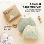 2 Pack Organic Changing Pad Covers for Girl (Foxtrot / 100% Cotton)