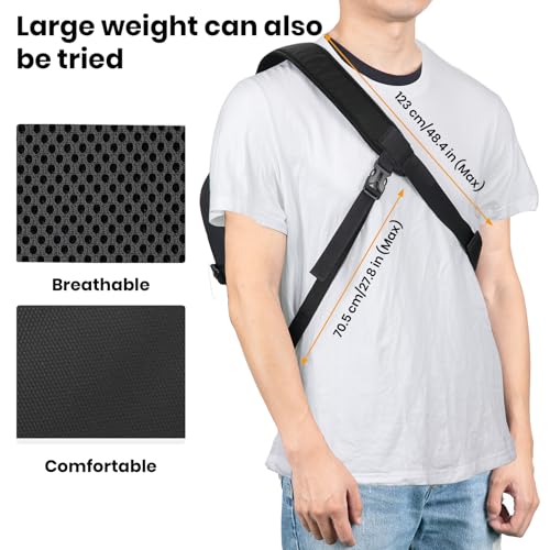 Camera Sling Bag Compact Photography Shoulder Bag (Large / Sling Bag Black)
