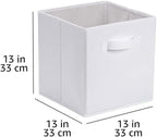 Amazon Basics Cube Organizer Storage Bins Handles, Collapsible Fabric - Image 5