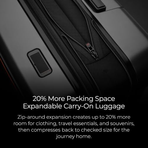 ZDX Medium 27 Inch Expandable Checked Luggage (27" Hardside Checked / Ocean)