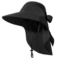 Womens Sun Hat UV Protection (One Size / Black)
