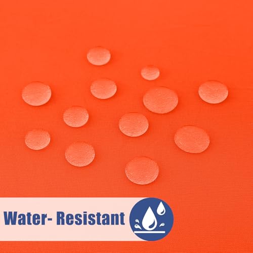 2 Pack Rectangle Spandex Fitted Table Cloth (Orange / 72" x 30" (Rectangular))