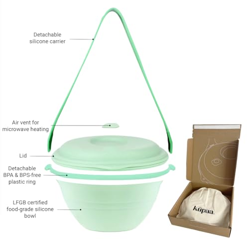 kūpaa Bowl & Carrier Duet (Jade)