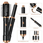 6 in 1 Detachable Hair Styling Tool Set (Black)