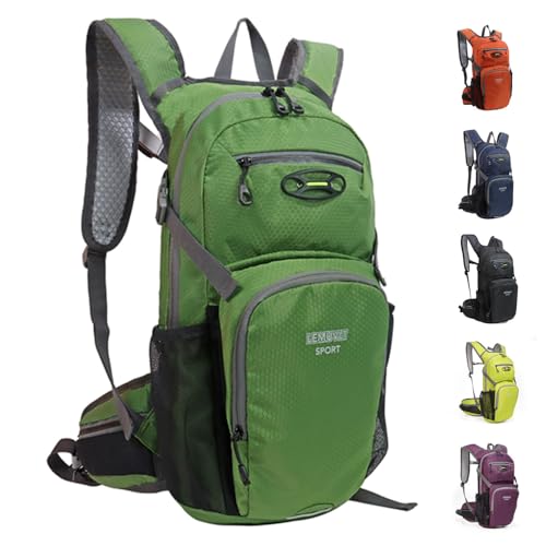 Hiking Daypack15L Lightweight Waterproof Backpack (Olive)