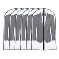 Garment Bags for Hanging Clothes 24"x 40"suit bags for closet storage Covers for Closet with Study Full Zipper for Jacket Storage Clothes and Travel (Black / 24''X40'')