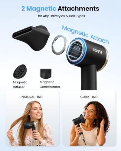 Hair Dryer with Diffuser (Black)