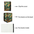 World Map Passport Holders Leather Passport Wallet for Travel Essentials (World Map / One Size)