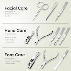 Stainless Steel Manicure Set 11 (Dark Green)