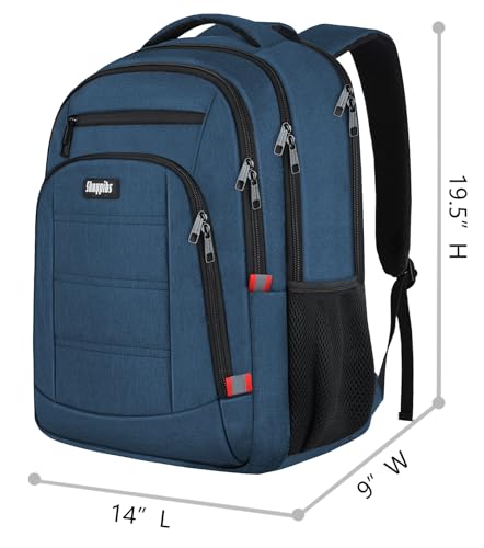 Travel Laptop Backpack for Men Women (A5-blue / 17.3)