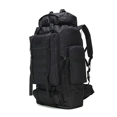 Hiking Backpack for Men 70L (100l-black)