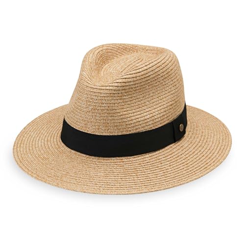 Wallaroo Women’s Petite Palm Beach Fedora (X-Small-Small / Beige)
