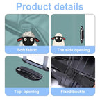 Luggage Cover Washable Suitcase Protector Anti (Little Sheep / S(fits 20-22inch suitcase))