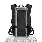 35 Liter Anti Theft Backpack with Tracker Tag (15.600inch / A-black)