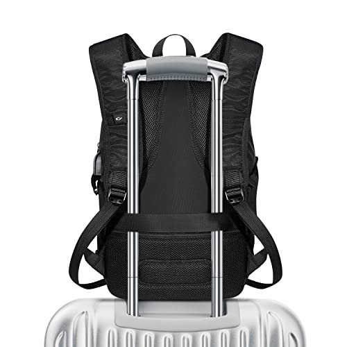 35 Liter Anti Theft Backpack with Giant Tumbler Holder Pocket and Lock (35L 15.6inch / A-black)