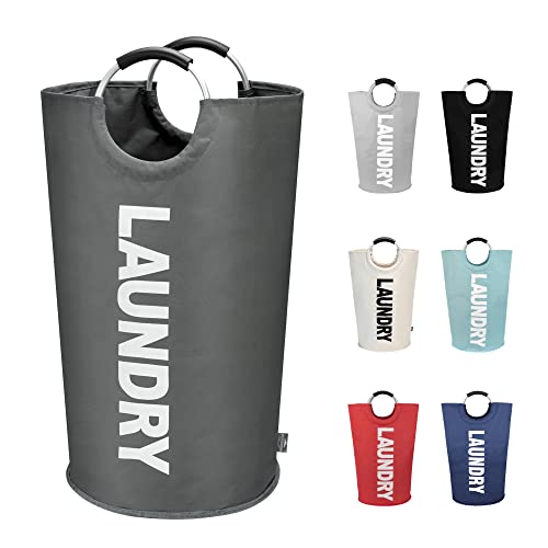 90L Large Laundry Basket Bag (Dark Grey / 90L)