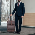 20 Inch Softside Expandable Carry On Luggage with 4 Spinner Wheels (Coffee / 20 Inch)