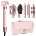 6 in 1 Hot Air Styler Wrap (Light Pink)
