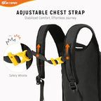 15L Foldable Hiking Backpack Lightweight Packable Travel Daypack with Chest Strap Small Outdoor Folding Back Pack Collapsible Bag for Women Men (Black / 15l)