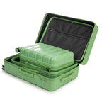 3 Piece Luggage Sets (Green-ABS)