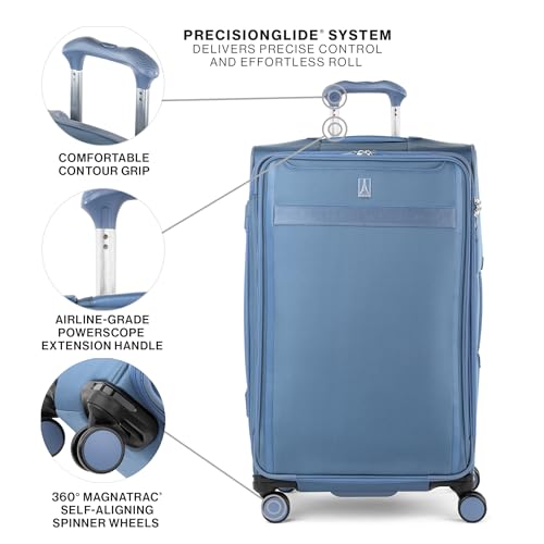 VersaPack+ Softside Checked Luggage Suitcase (Checked Large / Elemental Blue)