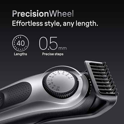 All-in-One Men's Shaving Kit Series 7 7440, 12-in-1 Beard, Face, Nose, Ear Trimmer, Hair Clippers, Body Groomer and Manscaping + Travel Case + Charging Stand (Silver / 13 Piece Set)