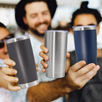 20oz Tumbler Stainless Steel Tumbler Coffee Tumbler with Lid Grey (Gray)