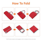 Duffel Bag for Travel and Sports (Red / 25 inches)