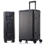 20 Inch All Aluminum Carry On Luggage with Wheels (Black / Carry on 20inch)