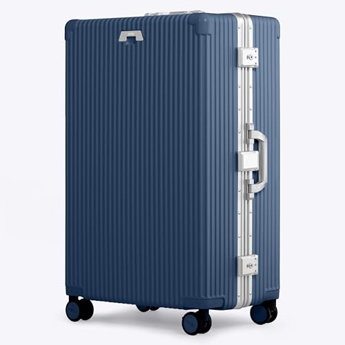 Zipperless Check in Suitcase (Midnight Blue)