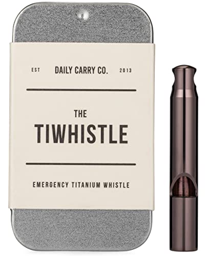 TiWhistle Titanium Emergency Whistle (Merlot)