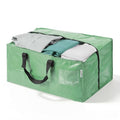 1 Pack Extra Large Moving Bags with Backpack Straps & Handles (Green / 1 Pack)