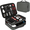Travel Electronics Organizer Case (Grey / Large)
