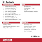 Pac Kit Trailblazer 1 Outdoor First Aid Kit for Hiking (Small)