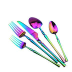 Rainbow Silverware Set (Service for 1 / Rainbow)