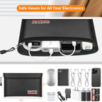 Fireproof Organizer Travel Safe Bag (10.6'' x 6.7'')