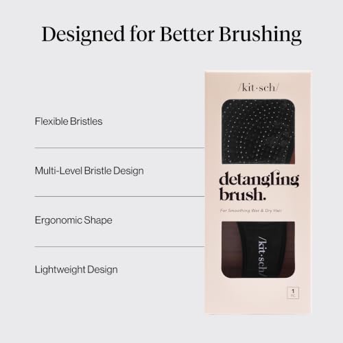 Detangler Brush (Black)