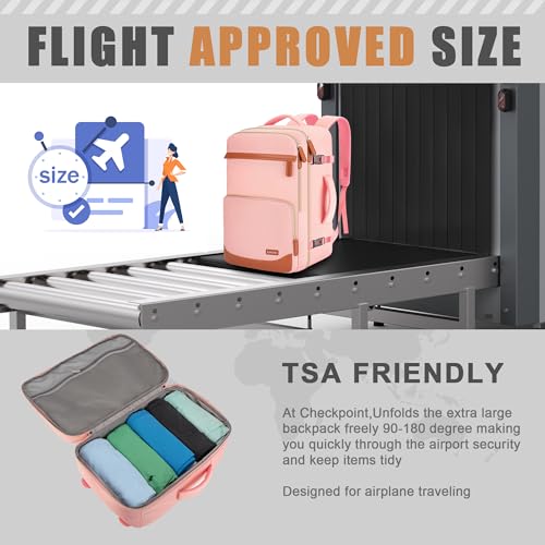 40L Travel Backpack (Pink / Large)