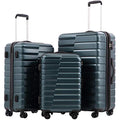 Lightweight Luggage with TSA Lock (3 Piece Set (20in/24in/28in) / Teal Blue)