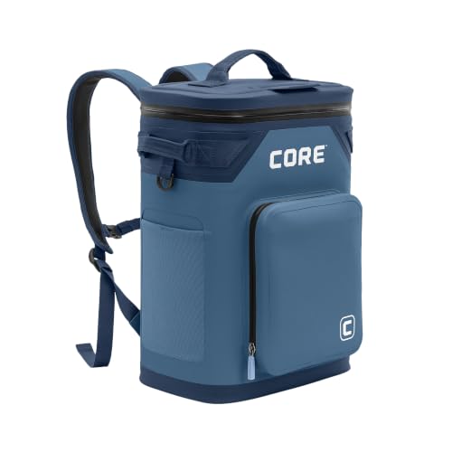 Magnetic Leak Proof 24 Can Soft Cooler with Waterproof Zipper (Navy / 24 Can)