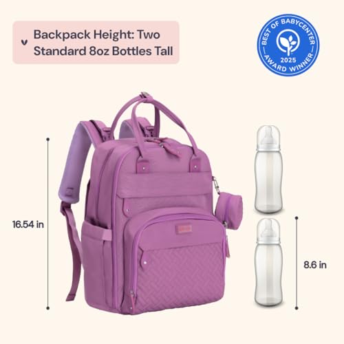 Diaper Bag Backpack (Purple)
