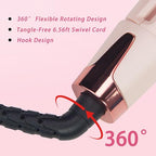 Pro Hair Straightener and Curler 2 in 1 (Pink)