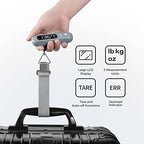 Digital Luggage Scale for Travel (Rock Grey)