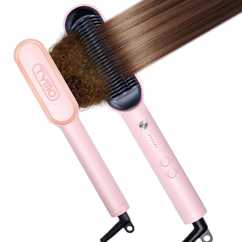 Ring Hair Straightener Brush (Sakura Pink)