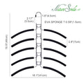 No Shoulder Bump Multiple Sweater Coat Clothes Hangers (Black Color)