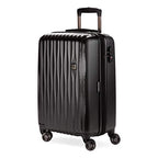 7272 Energie Expandable Hardside Luggage with Spinner Wheels and TSA Lock (Carry-On 19-Inch / Black)